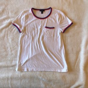 JCrew White T Shirt Size Small